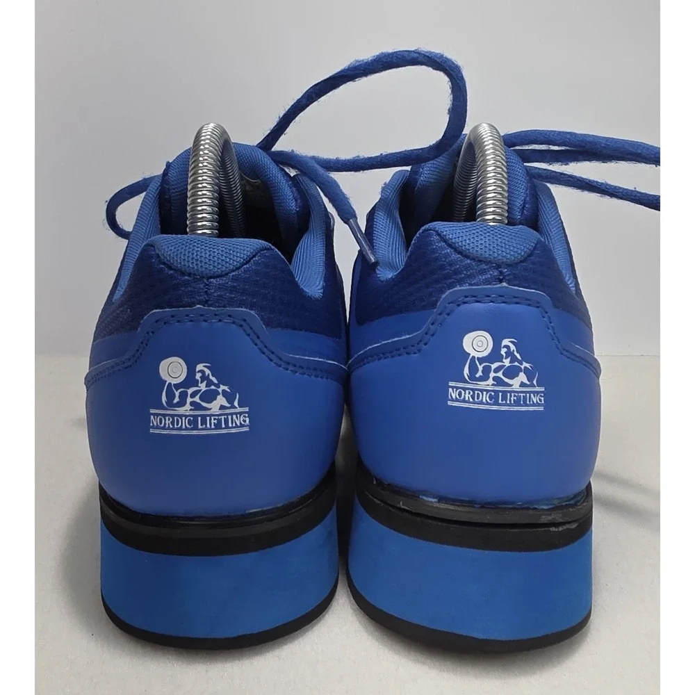 Mens Blue Nordic Lifting Powerlifting Shoes‎ for Heavy Weightlifting Size 905